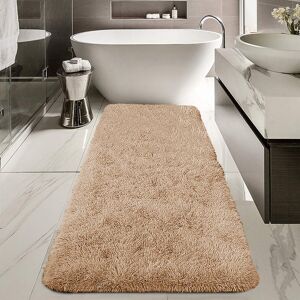 Imperial Rooms (60x220 cm- Large Bath Mat, Beige) Non Slip Bath Mats Soft Shaggy Bathroom Showe Imperial Rooms (60x220 cm- Large Bath Mat, Beige) Non Slip Bath Mats Soft Shaggy Bathroom Showe