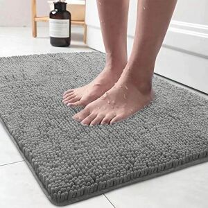 Imperial Rooms (40cm x 60cm, Grey) Chenille Bath Mat Non-Slip Dog Doormats Bathroom Shower Rug Imperial Rooms (40cm x 60cm, Grey) Chenille Bath Mat Non-Slip Dog Doormats Bathroom Shower Rug