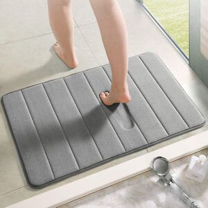 Imperial Rooms (50x80 cm, Grey Bath Mat) Memory Foam Bath Mat Non Slip Bathroom Shower Rug Imperial Rooms (50x80 cm, Grey Bath Mat) Memory Foam Bath Mat Non Slip Bathroom Shower Rug