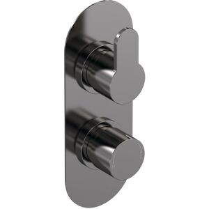 Balterley Pride Round Concealed Twin Thermostatic Shower Valve With Diverter (2 Outlets) - Balterley Pride Round Concealed Twin Thermostatic Shower Valve With Diverter (2 Outlets) -