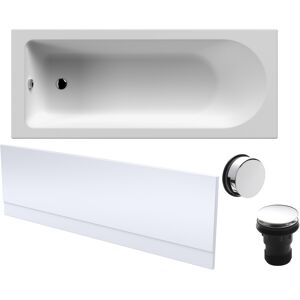 Balterley Round Single Ended 1700x700 Bath Set – Front Bath Panel & Chrome Waste Balterley Round Single Ended 1700x700 Bath Set – Front Bath Panel & Chrome Waste