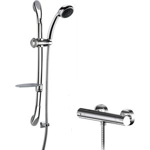 Balterley Current Round Thermostatic Bar Valve and Luxury Curved Slider Rail Kit Shower Bu Balterley Current Round Thermostatic Bar Valve and Luxury Curved Slider Rail Kit Shower Bu