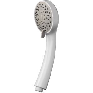 Croydex Essentials Three Function Shower Handset with Rub Clean Nozzles, White, 198 x 87 Croydex Essentials Three Function Shower Handset with Rub Clean Nozzles, White, 198 x 87