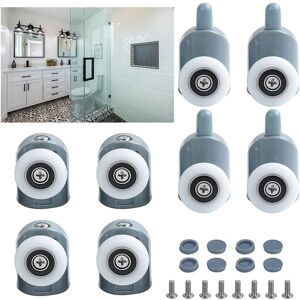 Unbranded Set of 8 Shower Door Rollers 23mm Single Wheel 4 Upper and 4 Bottom Unbranded Set of 8 Shower Door Rollers 23mm Single Wheel 4 Upper and 4 Bottom