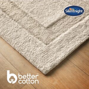 (White) Silentnight Supersoft Bathmat Super Soft & Absorbent 100% Cotton BCI - Q (White) Silentnight Supersoft Bathmat Super Soft & Absorbent 100% Cotton BCI - Q