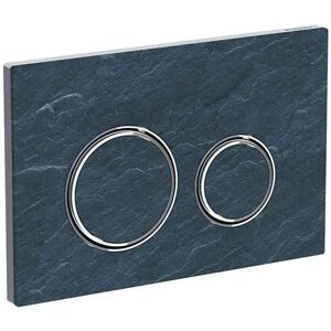 Geberit Sigma21 Toilet Dual Flush Plate Mustang Slate Stone/Chrome 115.884.JM.1 Geberit Sigma21 Toilet Dual Flush Plate Mustang Slate Stone/Chrome 115.884.JM.1