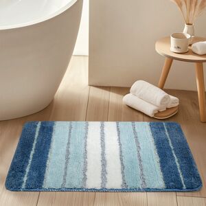 Unbranded (Blue 50cm*80cm) Bath Mat Rug Extra Soft and Absorbent Washable Unbranded (Blue 50cm*80cm) Bath Mat Rug Extra Soft and Absorbent Washable