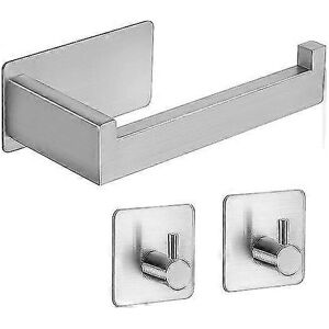 Unbranded Toilet Paper Holder, No Drilling Stainless Steel Toilet Paper Holder Unbranded Toilet Paper Holder, No Drilling Stainless Steel Toilet Paper Holder