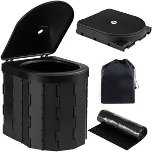 Unbranded Portable Outdoor Folding Toilet Car Toilet Bucket for Camping Hiking Unbranded Portable Outdoor Folding Toilet Car Toilet Bucket for Camping Hiking