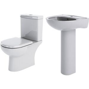 Balterley Ridley Ceramic Bundle - Close Coupled Toilet Pan & Cistern Soft Close Seat, 560m Balterley Ridley Ceramic Bundle - Close Coupled Toilet Pan & Cistern Soft Close Seat, 560m