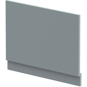 Balterley 750mm Edge/Power Straight End Bath Panel & Plinth - Matt Coastal Grey Balterley 750mm Edge/Power Straight End Bath Panel & Plinth - Matt Coastal Grey