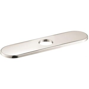 Hansgrohe 11-inch Coordinating Base Plate Modern Easy Install in Polished Nickel Hansgrohe 11-inch Coordinating Base Plate Modern Easy Install in Polished Nickel