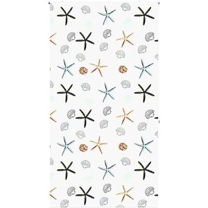 (shell fish, 130 x 240 cm) vidaXL Shower Roller Blind Fabric shower blind (shell fish, 130 x 240 cm) vidaXL Shower Roller Blind Fabric shower blind