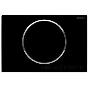 Geberit Sigma10 Single Flush Plate Black 115.758.KM.5 Geberit Sigma10 Single Flush Plate Black 115.758.KM.5
