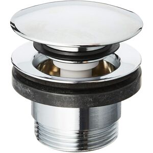 Hansgrohe 50100101 Sink Push Open Drain 1-1/4-Inch Chrome Small Hansgrohe 50100101 Sink Push Open Drain 1-1/4-Inch Chrome Small