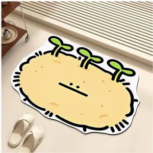 Unbranded (Potato biscuits, 80x120cm31.5x47.2in) Diatom mud toilet bathroom household entr Unbranded (Potato biscuits, 80x120cm31.5x47.2in) Diatom mud toilet bathroom household entr