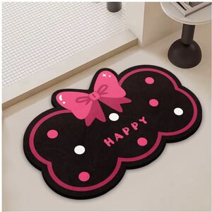 Unbranded (A bow, 40X60cm15.7x23.6in) Bathroom non-slip floor mat, door water-absorbing qu Unbranded (A bow, 40X60cm15.7x23.6in) Bathroom non-slip floor mat, door water-absorbing qu