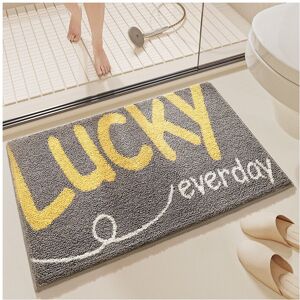Unbranded (Lucky Grey, 40X60cm 15.7X23.6in) Sailor bathroom floor mat, toilet absorbent no Unbranded (Lucky Grey, 40X60cm 15.7X23.6in) Sailor bathroom floor mat, toilet absorbent no