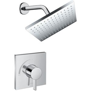 Hansgrohe Vernis Blend Shower Set 2.5 GPM 1-Spray Full Shower Trim Kit in Chrom Hansgrohe Vernis Blend Shower Set 2.5 GPM 1-Spray Full Shower Trim Kit in Chrom