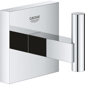 Grohe Start Cube Robe Hook - Bathroom Wall Mounted Shower Towel Hanger (Metal, C Grohe Start Cube Robe Hook - Bathroom Wall Mounted Shower Towel Hanger (Metal, C