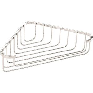 Croydex Corner Basket - Bathroom Storage Solution, Chrome Mild Steel Shower Cadd Croydex Corner Basket - Bathroom Storage Solution, Chrome Mild Steel Shower Cadd