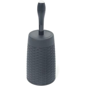 Addis 517484 Faux Rattan Round Toilet Brush Set with Internal Detergent Injectio Addis 517484 Faux Rattan Round Toilet Brush Set with Internal Detergent Injectio