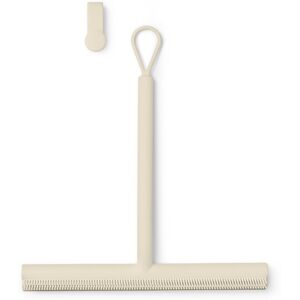 Brabantia - ReNew Shower Squeegee with Door Hook - Silicone Brush & Cleaning Wip Brabantia - ReNew Shower Squeegee with Door Hook - Silicone Brush & Cleaning Wip