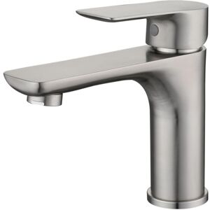 Unbranded Brushed Nickel Single-Hole Bathroom Faucet One-Handle Basin Mixer Tap, 304 Sta Unbranded Brushed Nickel Single-Hole Bathroom Faucet One-Handle Basin Mixer Tap, 304 Sta