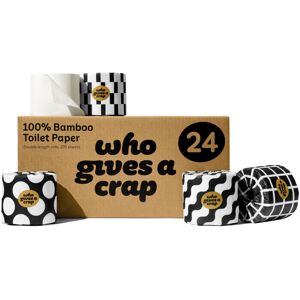 Who Gives A Crap ? Premium Bamboo, Twice as Long, Toilet Roll, Box of 24 (3-Ply, Who Gives A Crap ? Premium Bamboo, Twice as Long, Toilet Roll, Box of 24 (3-Ply,