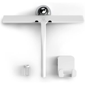 Unbranded (As show, One size) Shower Squeegee With Suction Cup Holder - 28 Cm White - Wind Unbranded (As show, One size) Shower Squeegee With Suction Cup Holder - 28 Cm White - Wind