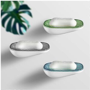 Unbranded (As show, One size) Soap box - holder - suction cup soap - holder - kitchen show Unbranded (As show, One size) Soap box - holder - suction cup soap - holder - kitchen show