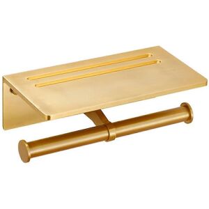 Unbranded (As show, One size) Toilet Paper Holder, Aluminium Rust Proof Double Roll Toilet Unbranded (As show, One size) Toilet Paper Holder, Aluminium Rust Proof Double Roll Toilet