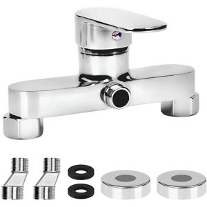 Unbranded (zinc alloy, One size) Hot and Cold Water Mixing Shower Mixer Tap Bathroom Singl Unbranded (zinc alloy, One size) Hot and Cold Water Mixing Shower Mixer Tap Bathroom Singl