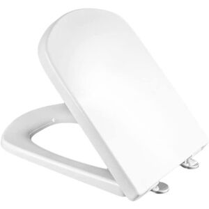 Unbranded Duroplast Toilet Seat with Steel Fixings, Soft-Close, Antibacterial, White – Fit Unbranded Duroplast Toilet Seat with Steel Fixings, Soft-Close, Antibacterial, White – Fit