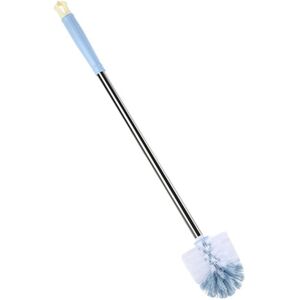Unbranded Stainless Steel Long Handle Toilet Brush with Durable PP Bristles Unbranded Stainless Steel Long Handle Toilet Brush with Durable PP Bristles