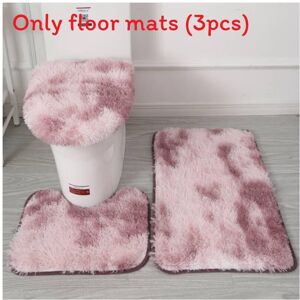 Unbranded (Dark Pink) Dye Tie Non Slip Mat Fluffy Plush Bathroom Toilet Seat Cover Carpet Unbranded (Dark Pink) Dye Tie Non Slip Mat Fluffy Plush Bathroom Toilet Seat Cover Carpet