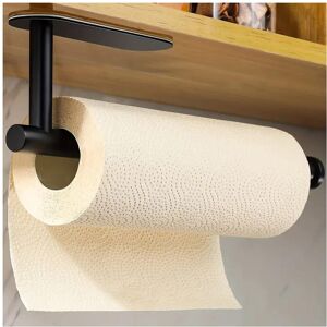 Unbranded (Black, 1 Count) Wall Mounted Punch-free Paper Towel Holder, Stainless Steel Mat Unbranded (Black, 1 Count) Wall Mounted Punch-free Paper Towel Holder, Stainless Steel Mat