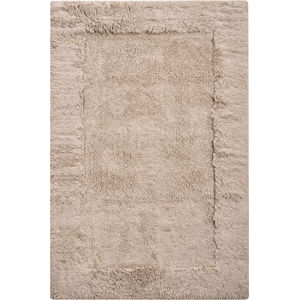 Beliani Bath Mat BABAIL Light Brown 60 x 90 cm Cotton Beliani Bath Mat BABAIL Light Brown 60 x 90 cm Cotton