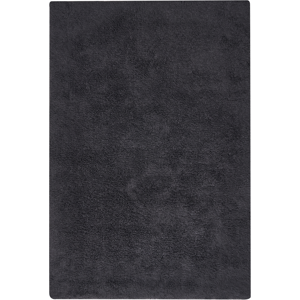 Beliani Bath Mat GOELA Black 60 x 90 cm Cotton Beliani Bath Mat GOELA Black 60 x 90 cm Cotton