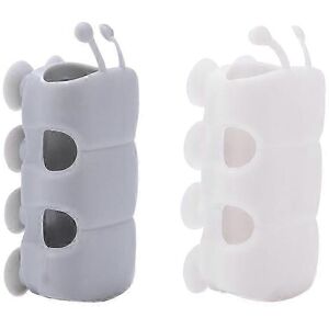 Unbranded 10 Pack Bathroom Suction Cup Shower Head Holders (Grey and White) Unbranded 10 Pack Bathroom Suction Cup Shower Head Holders (Grey and White)