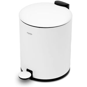 Addis 5L Bathroom Bin ? Soft Close Pedal Bin, Stylish & Compact Metal Waste Bin Addis 5L Bathroom Bin ? Soft Close Pedal Bin, Stylish & Compact Metal Waste Bin