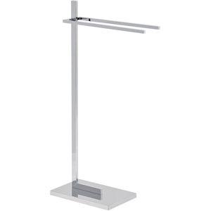 Beliani Towel Stand SELVA Metal Silver Beliani Towel Stand SELVA Metal Silver