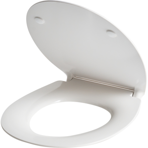 Beliani Toilet Seat PUTUMAYO Slim Soft Close Duroplast White Beliani Toilet Seat PUTUMAYO Slim Soft Close Duroplast White