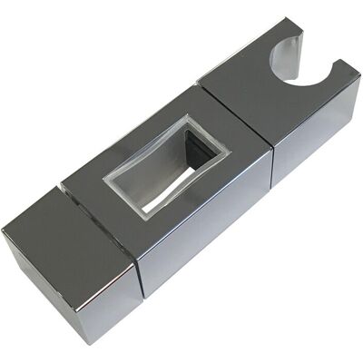 Bristan Shower Head Holder Clamp for Flat Box Section Rail - Chrome M50150-018 Bristan Shower Head Holder Clamp for Flat Box Section Rail - Chrome M50150-018