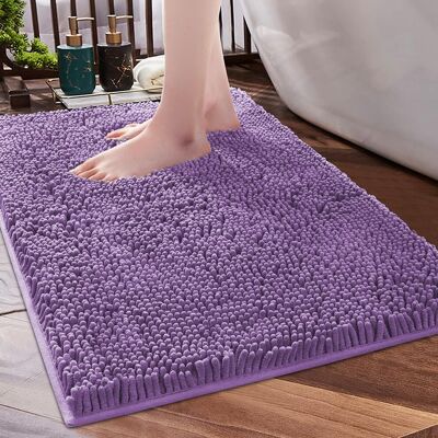 Imperial Rooms - 50x80cm - Lilac/Purple - Anti Slip Bath Mat Imperial Rooms - 50x80cm - Lilac/Purple - Anti Slip Bath Mat