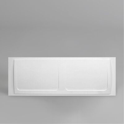 Nes Home 1700mm x 550mm High-Gloss White ABS Front Bath Panel for Straight Baths Nes Home 1700mm x 550mm High-Gloss White ABS Front Bath Panel for Straight Baths