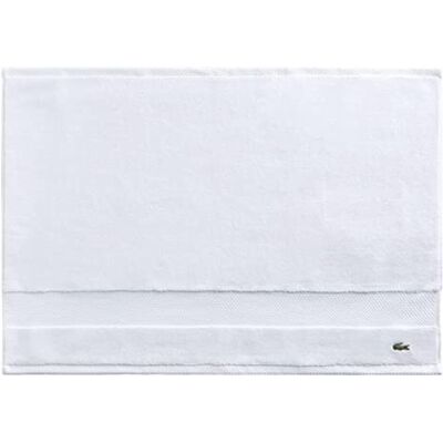 Lacoste - Heritage Supima Cotton Tub Mat - White - Rug Lacoste - Heritage Supima Cotton Tub Mat - White - Rug