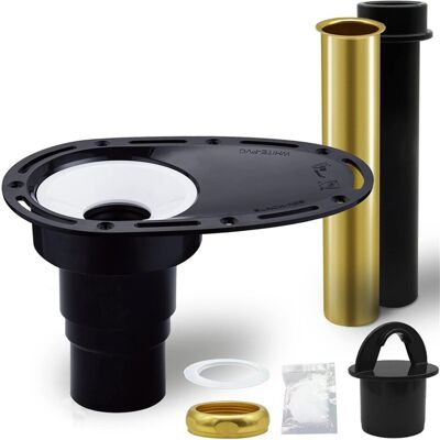 Unbranded Freestanding Tub Drain Rough-in Kit for Freestanding Bathtub with Brass Pipe and Unbranded Freestanding Tub Drain Rough-in Kit for Freestanding Bathtub with Brass Pipe and