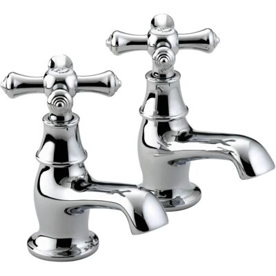 Bristan K 1/2 C Colonial Basin Taps - Chrome Bristan K 1/2 C Colonial Basin Taps - Chrome