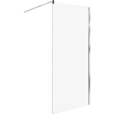 Beliani Shower Screen AHAUS 900 x 1900 mm Silver Beliani Shower Screen AHAUS 900 x 1900 mm Silver